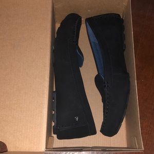 UGG Milana slip on loafer in black and chestnut